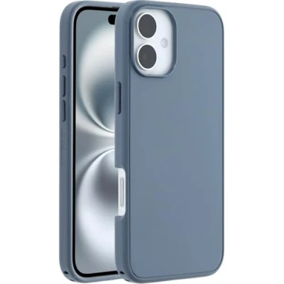 Immagine di Otterbox Symmetry Backcover per cellulare Apple iPhone 16 Plus Blu Compatibile con MagSafe 77 96529