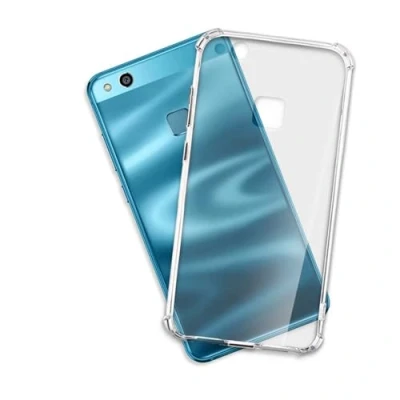 Immagine di mtb more energy® Custodia Crystal Armor per Huawei P10 Lite (Was LX1, 5.2&#039;&#039;) Hard PC Back &amp; Soft Silikon Bumper Angoli rinforzati Trasparente TPU Case Cover