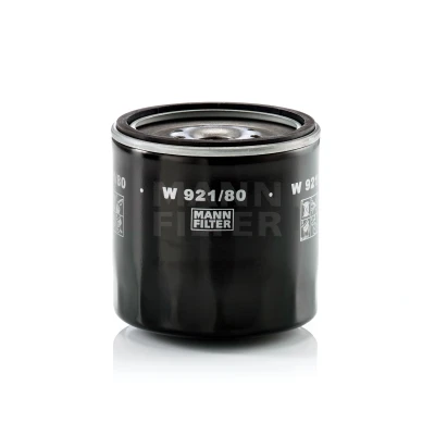 Immagine di MANN FILTER W 921/80 Filtro olio M 20 X 1.5 con una valvola blocco arretramento ad avvitamento MITSUBISHI: Canter 6.Generation