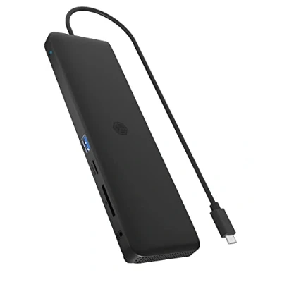 Immagine di ICY BOX Notebook DockingStation USB C® IB DK2416 C, Type mit Power Delivery Adatto per marchio: universale incl. lucchetto Kensington,