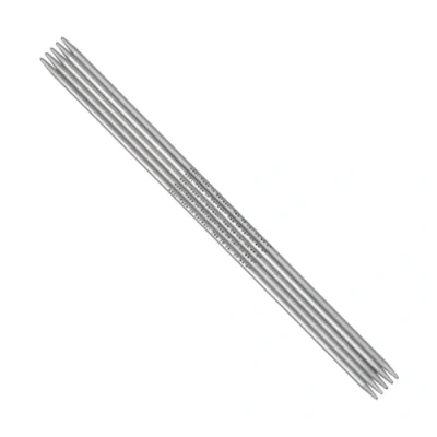 Immagine di Addi Set di 5 Ferri da Maglia in Alluminio, 20 cm, 4,5 mm, Colore: Grigio
