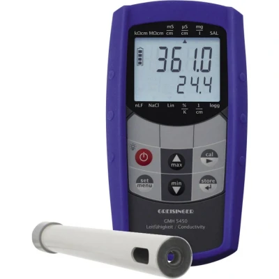 Immagine di Greisinger GMH 5450 425 Set Misuratore combinato Conduttività, Salinità, Particelle disciolte (TDS), Temperatura