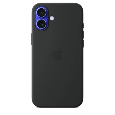 Immagine di Apple Silicone Back Cover Nero MagSafe iPhone 16 Plus