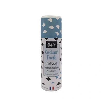 Immagine di Odif Custom Facile Colla termoadesiva al ferro da stiro Ideale per Customer vestiti Resistente lavaggio in Machine Made Francia, Senza Acido Spray 125 ml