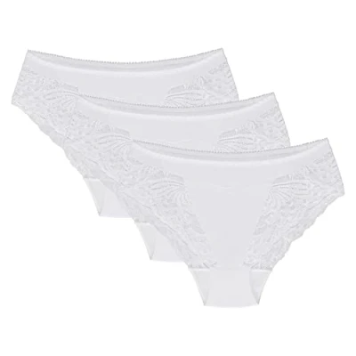 Immagine di Wolbar ECO ZO 3 PACK Culotte, Donna, Taglia: Medium, White