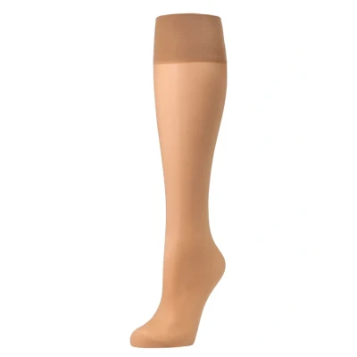 Immagine di Falke Seidenglatt 15 Denier Transparent Silky Calzettoni, Donna, Taglia: 35 38, Powder