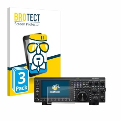 Immagine di brotect Pellicola Protettiva Vetro per Kenwood TS 890S Protezione Schermo (3 Pezzi) [Durezza Estrema 9H, Chiaro]