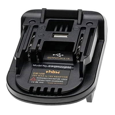 Immagine di vhbw adattatore compatibile con DeWalt &amp; Milwaukee batterie 20 V Li Ion, Makita utensili 18 Ion