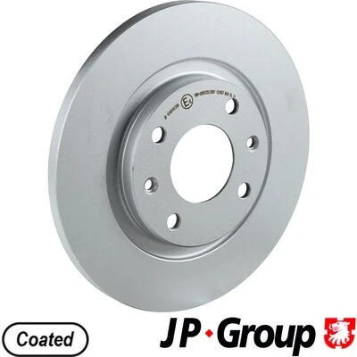Immagine di JP GROUP 4163101200 Disco freno Assale anteriore 266 13 4 pieno rivestito CITROËN: C3 II, I Hatchback, C4 II Cactus, PEUGEOT: Partner Combispace