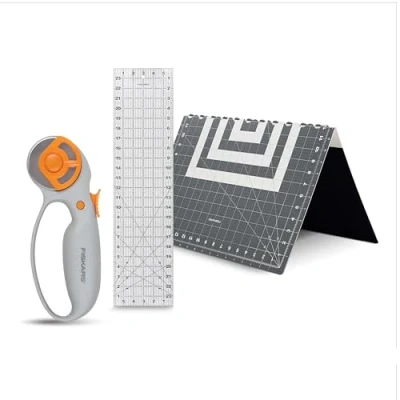 Immagine di Fiskars Set rotante per cucire, bianco/grigio