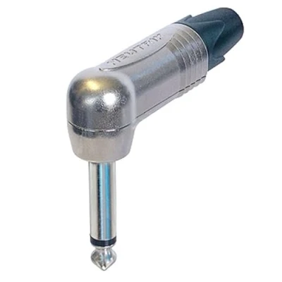 Immagine di Neutrik NP2RX Jack 6.35 mm Spina angolata Numero Poli (num): 2 Mono Argento 1 pz.