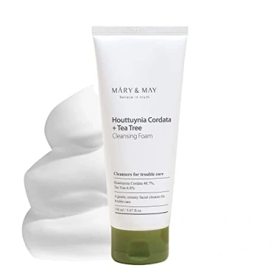 Immagine di [Mary&amp;May] Houttuynia Cordata + Tea Tree Schiuma Detergente 150ml