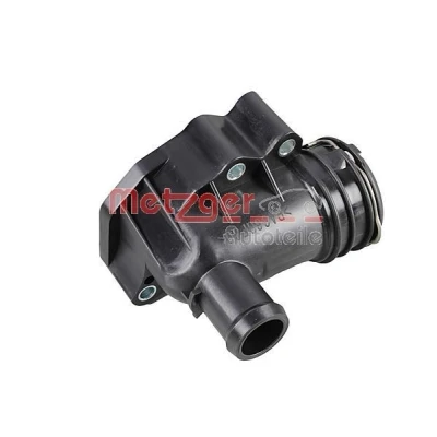 Immagine di METZGER 4010286 Flangia Plastica Blocco motore, Parte frontale con guarnizione MERCEDES BENZ: Classe E Camion pianale / Telaio, GL, C Sedan