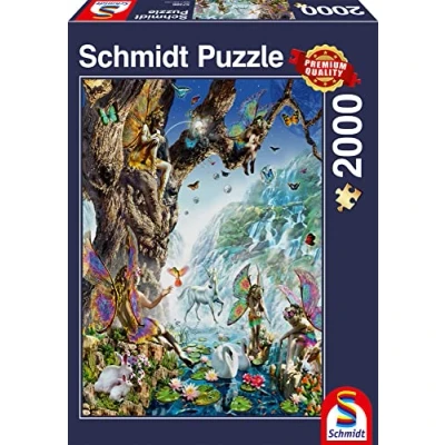Immagine di Schmidt Spiele 57386 Nella Valle delle Fate dell&#039;Acqua, Puzzle da 2000 Pezzi, Multicolore, one Size