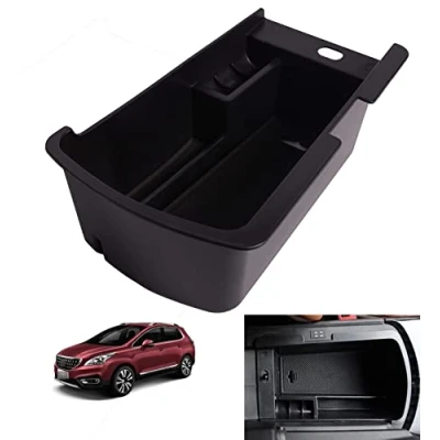 Immagine di Bracciolo Scatola Portaoggetti Console Central Storage box secondario Per Cruscotto 3008 2008 2016