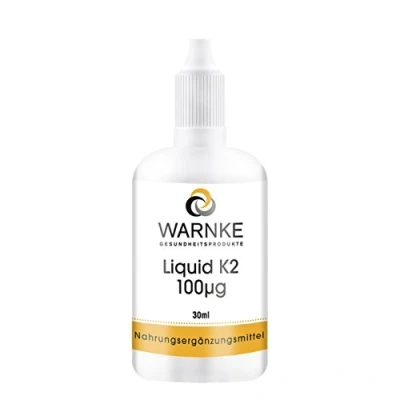 Immagine di Vitamina K2 olio mk7 100mcg 10 gocce 30ml Menachinone MK 7 Warnke Vitalstoffe Qualità da farmacia tedesca