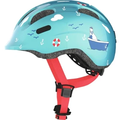 Immagine di ABUS Smiley 2.0 Casco Per bambini bicicletta ragazze e raga, Turchese, Taglia S