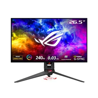 Immagine di ASUSTEK ROG SWIFT OLED PG27AQDM 27IN QHD 2560X1440 16:9 1000:1 3MS HD