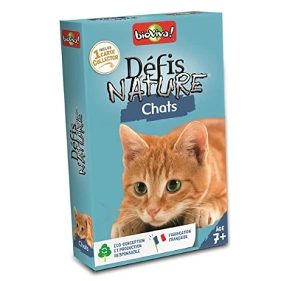 Immagine di Défis Nature 282642 Carte tematiche, Gatti, Colore: Blu