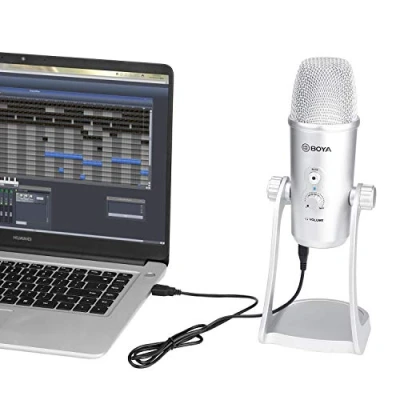 Immagine di Boya BY PM700SP Microfono a condensatore USB per iOS Android Windows Mac Computer microfoni registrazione Broadcasting Padcasting