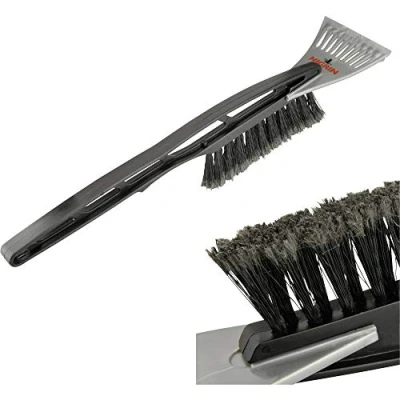 Immagine di NIGRIN Plastica Grattaghiaccio (L x L A) 9.5 9.8 45 cm Automobile Nero, Argento