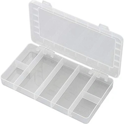 Immagine di TRU COMPONENTS PP07 01 Scatola minuteria (L x L A) 192 110 24 mm Scomparti: 7 suddivisione fissa Contenuto 1 pz.