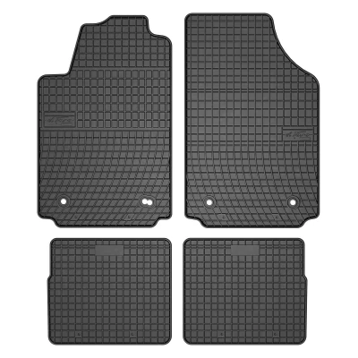 Immagine di FROGUM 546368 Set tappetino Gomma anteriore e posteriore 4 nero Su misura AUDI: A2