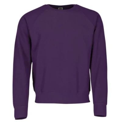 Immagine di Fruit of the Loom Felpa classica Raglan + sacchetto di stoffa MyShirt, Lilla, M