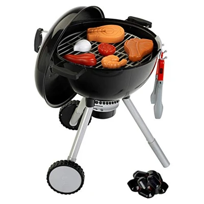 Immagine di Theo Klein Barbecue a Sfera Weber One Touch Premium per Bambini con Luce, Suono e numerosi Accessori Dimensioni 40 cm x 32 53 Giocattolo Partire dai 3 Anni di età