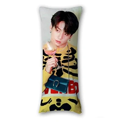 Immagine di BTS merchandising Bangtan Ragazzi Cuscino Completo Corpo Con Jimin V Suga Jungkook Doppia Stampa Federa Copertura per 45 cmx45 cm