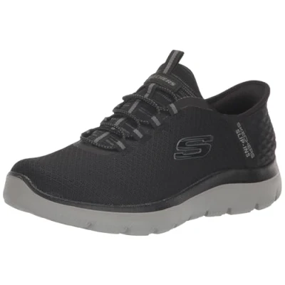 Immagine di Skechers Summits High Range Slip in, Scarpe da Lavoro Uomo, Nero, Grigio Scuro, 50.5 EU Larga