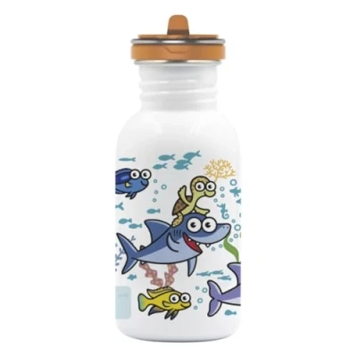 Immagine di Botella acero tapón Flow 0,5L Sea friends