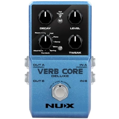 Immagine di NU X Verb Core Deluxe Pedale con 8 diversi effetti di riverbero in una singola scatola
