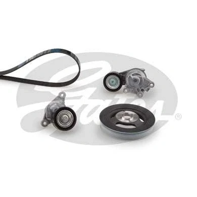 Immagine di GATES K046PK1020EST Kit cinghie Poly V con puleggia albero a gomiti CITROËN: C3 II, Picasso, DS3 Hatchback, PEUGEOT: 208 I Hatchback