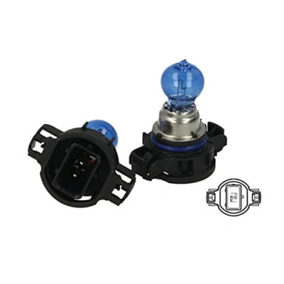 Immagine di CARALL 2 Pezzi Lampade Alogene 12V Bianche ad Effetto Xenon (PS19W 19W PG20 1)