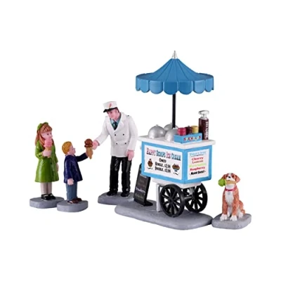 Immagine di LEMAX Happy Scoops Ice Cream Cart, Set of 5