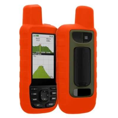 Immagine di kwmobile Cover in silicone compatibile con Garmin GPSMAP 66sr / 67 Custodia protettiva antiscivolo dispositivi GPS di navigazione Protezione navigatore