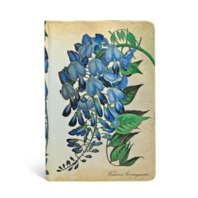 Immagine di Paperblanks Diari a Copertina Rigida Glicine in Fiore Righe Mini (95 x 140 mm): Lined