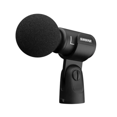Immagine di Shure MV88+ Microfono USB stereo condensatore per lo streaming e la registrazione di voci strumenti, compatibile MAC Windows, Nero
