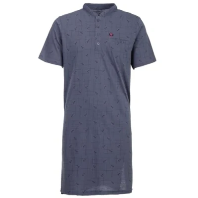 Immagine di Henry Terre Camicia da notte uomo, a maniche corte, con bottoni, taglia M 3XL, grigio chiaro,