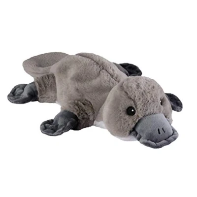 Immagine di warmies, cuscino termico a forma di ornitorinco con imbottitura estraibile in lavanda e miglio, circa 40 cm