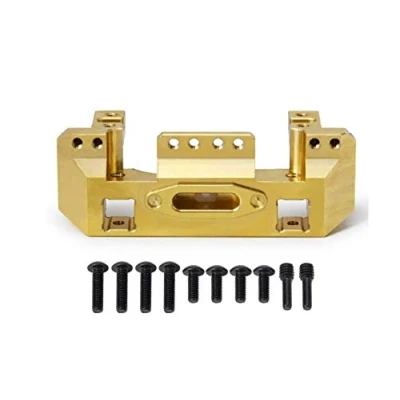 Immagine di Ottone 118 g Front Bumper Mount/Servo Mount paraurti per TRX4 1/10 RC Crawler Car Upgrades Accessori