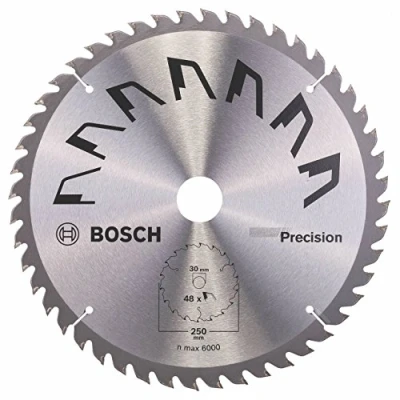 Immagine di Bosch Accessories Precision 2609256879 Lama circolare in metallo duro 250 x 30 mm Numero di denti: 48 1 pz.