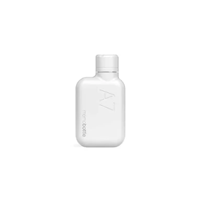 Immagine di memobottle A7 ACCIAIO INOSSIDABILE (BIANCO) 8 oz / 250 ml Bottiglia d&#039;acqua resistente, a tenuta stagna, di alta qualità Senza BPA Ideale per uno stile vita moderno