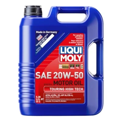 Immagine di Liqui Moly 1255 Olio Motore Touring High Tech, 20 W 50, 5 Litri