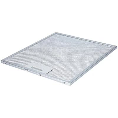 Immagine di Kenekos Filtro antigrasso in metallo per cofano del fornello 305 mm x 267 mm. Compatibile con AEG, Whirlpool, come il pezzo di ricambio n. 405525042 9. alluminio