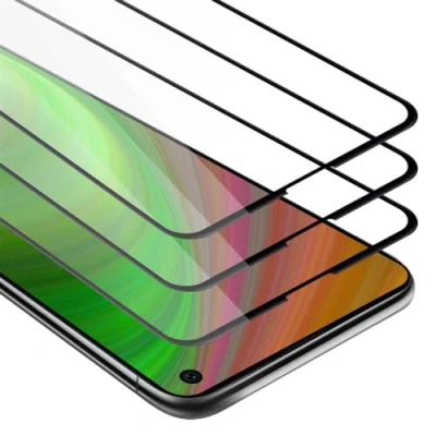 Immagine di Cadorabo 3x Pellicola Protettiva copertura completa compatibile con Samsung Galaxy S10E in TRASPARENTE NERO Pacco di 3 Vetro protezione del display durezza 9H compatibilità 3D touch