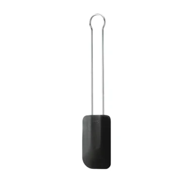 Immagine di RÖSLE Spatola Marisa, per la preparazione e cottura degli alimenti, in robusto silicone, nero, 26 cm, acciaio inossidabile, resiste a temperature da 30C +200C, lavabile lavastoviglie