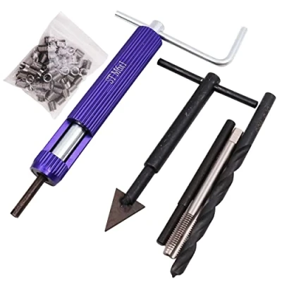 Immagine di WANGCL 24PCS Kit di riparazione del filo M6 Helicoil installazione dell&#039;inserto in acciaio inossidabile