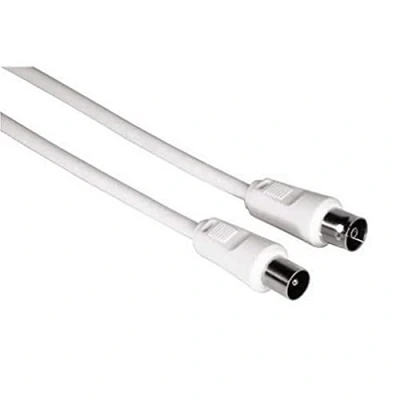 Immagine di HAMA Cavo antenna M/F, 3 metri, 75 dB, bianco